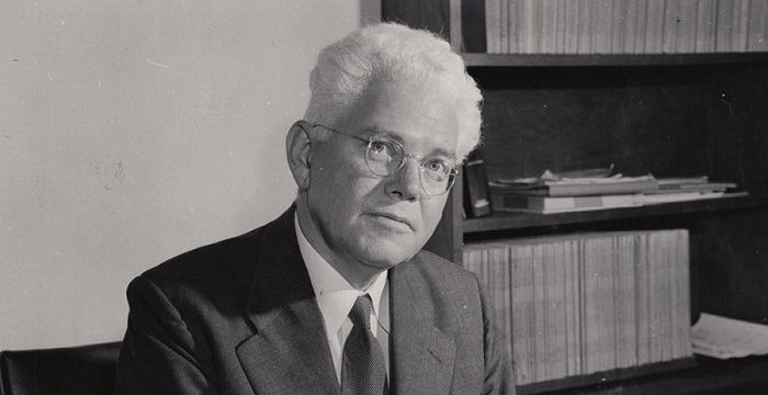 Historic portrait photograph of Sir Mark Oliphant