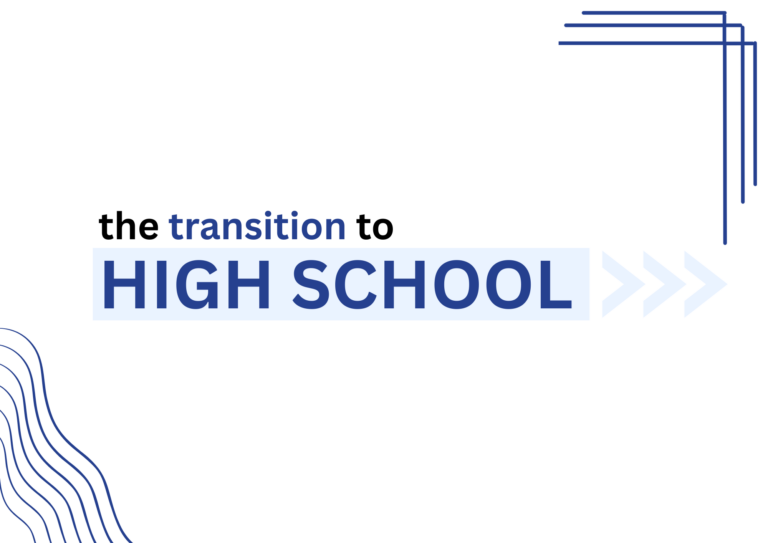 The transition to high school information graphic